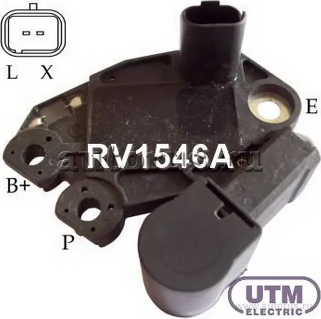 Регулятор генератора (UTM). Артикул RV1546A