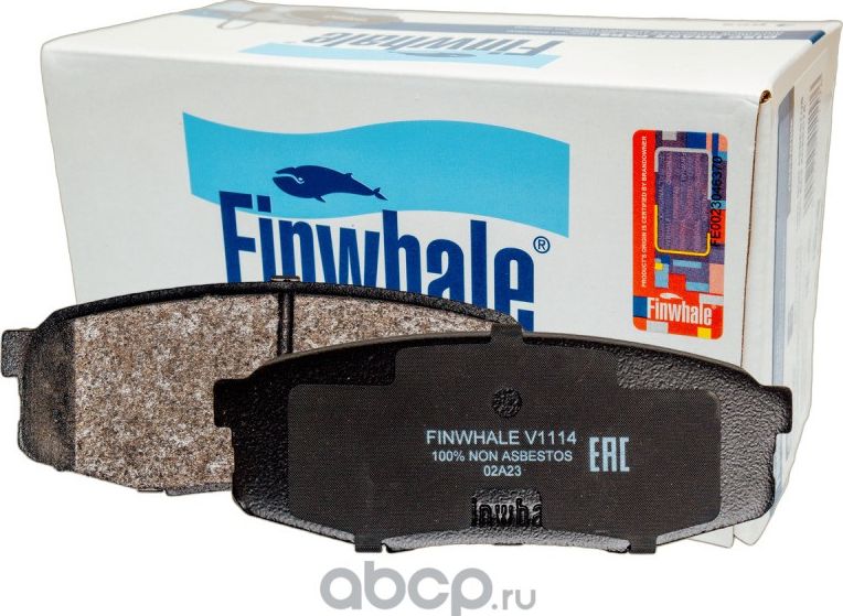 Колодки тормозные TOYOTA LAND CRUISER J200 4.5D/4.7 07-/LEXUS LX570 08- задние (Finwhale). Артикул V1114