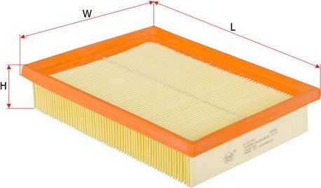 Воздушный фильтр Sakura. Артикул A-21050