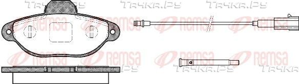 Тормозные колодки Remsa. Артикул 0414.21