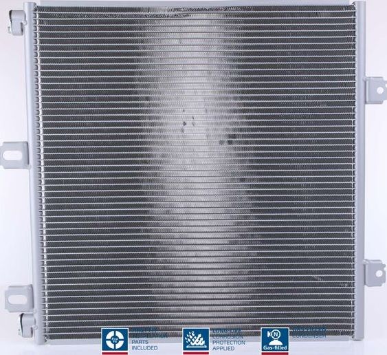 Радиатор кондиционера (конденсатор) Nissens (алюминий). Артикул 940076