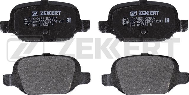 Тормозные колодки Zekkert задние для Fiat Doblo I 2001-2015. Артикул BS-2463