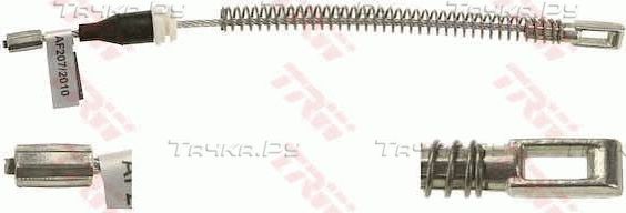 Трос ручника (тросик ручного тормоза) TRW. Артикул GCH2106