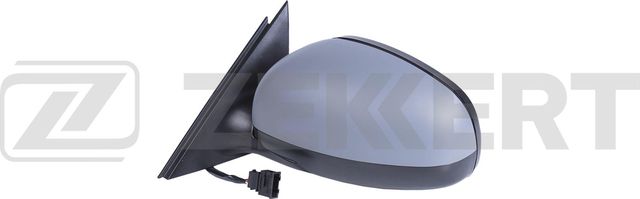 Зеркало боковое (в сборе) Zekkert левое для Skoda Fabia II 2006-2014. Артикул SP-4010