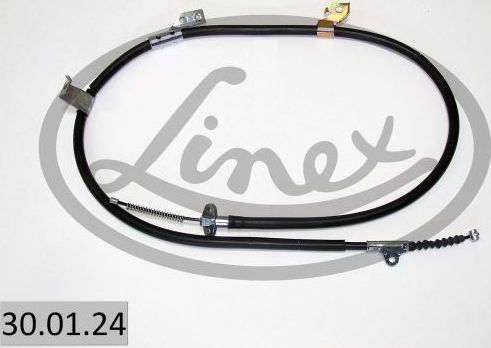 Трос ручника (тросик ручного тормоза) Linex. Артикул 30.01.24