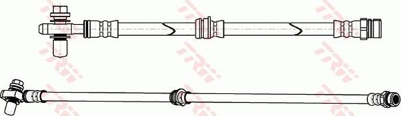 Тормозной шланг TRW. Артикул PHD1138