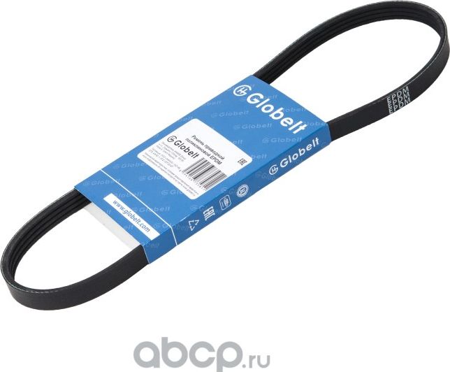 4PK855_GLOBELT_Ремень приводной поликлиновой EPDM Globelt. Артикул 4PK855