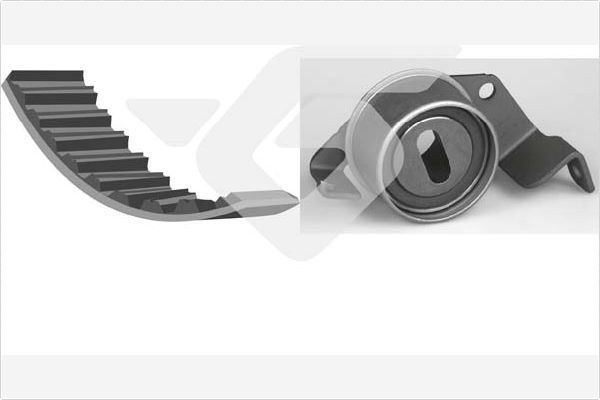 Ремень ГРМ с роликами (комплект) Hutchinson для Mitsubishi Mirage V 1999-2003. Артикул KH 389