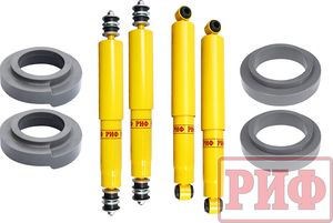 Лифт-комплект РИФ лайт для Nissan Patrol Y60 1987-1997, лифт 30 мм. Артикул RIF-Y61-B-lite
