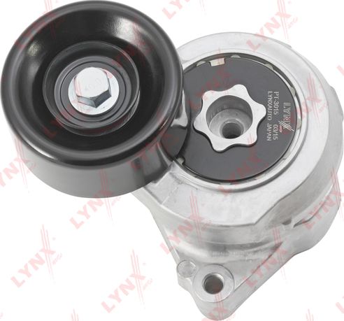 Натяжной ролик (натяжитель) приводного клинового зубчатого ремня LYNXauto. Артикул PT-3015