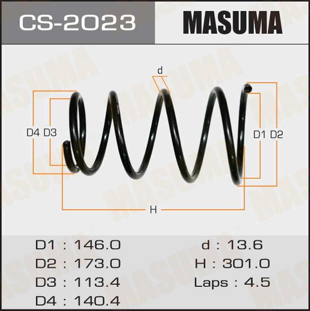 Пружина подвески Masuma. Артикул CS-2023