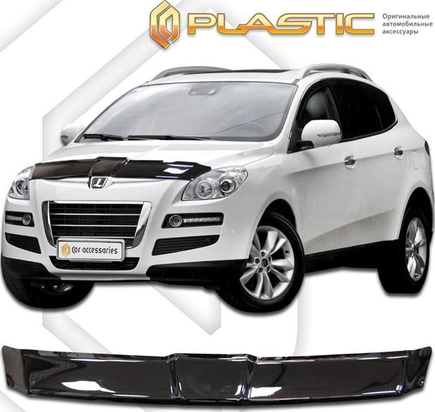 Дефлектор СА Пластик для капота (Classic черный) для Luxgen 7 SUV 2013-2026. Артикул 2010010111144