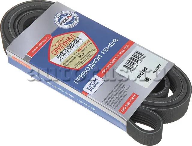 Ремень УАЗ-3163 приводной поликлиновой ПЕКАР (Pekar). Артикул 6PK2100