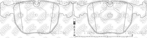 Тормозные колодки NiBK. Артикул PN0401W