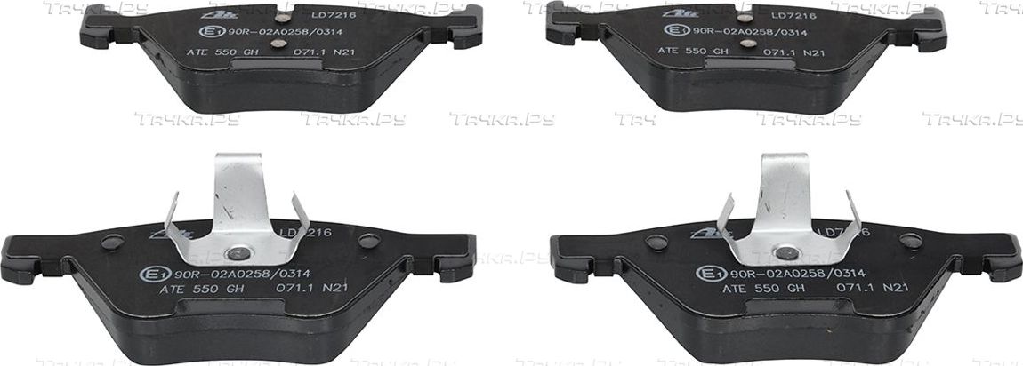 Тормозные колодки ATE Ceramic передние для BMW Z4 II (E89) 2009-2016. Артикул 13.0470-7216.2