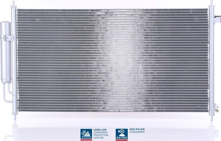 Радиатор кондиционера (конденсатор) Nissens (алюминий). Артикул 940467