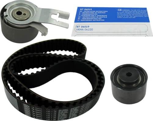 Ремень ГРМ с роликами (комплект) SKF. Артикул VKMA 06220