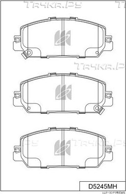 Тормозные колодки MK Kashiyama. Артикул D5245MH