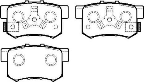 Тормозные колодки HSB. Артикул HP8163