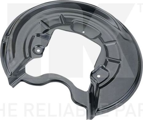 Кожух (щиток) тормозного диска NK задний левый для Audi A3 II (8P) 2003-2008. Артикул 2347107