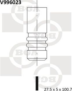 Выпускной клапан BGA. Артикул V996023