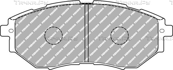 Тормозные колодки FERODO RACING DS2500 для Subaru Tribeca I 2005-2014. Артикул FCP1984H