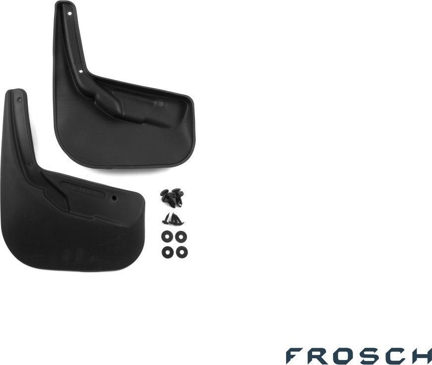Брызговики Frosch (в пакете) задняя пара для Nissan Sentra B17 седан 2014-2026. Артикул NLF.36.52.E10
