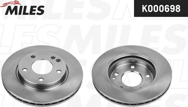 Тормозной диск Miles передний для Mercedes-Benz A-Класс I (W168) 1997-2004. Артикул K000698
