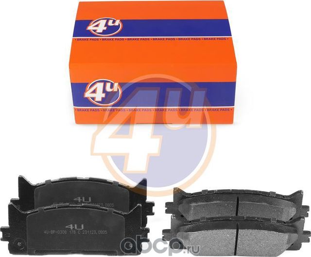 КОЛОДКИ ПЕР TOYOTA CAMRY SALOON (_V3_) CAMRY SALOON (_V4_) CAMRY (_V4_) AVALON S (4U). Артикул 4UBP0308