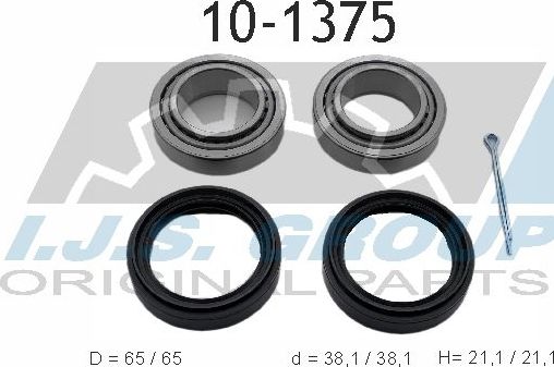 Ступичный подшипник (комплект) IJS Group. Артикул 10-1375