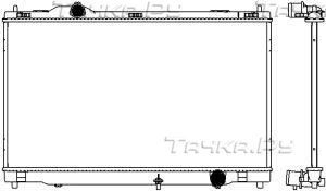 Радиатор охлаждения двигателя Sakura для Lexus GS III 2005-2011. Артикул 3271-8504