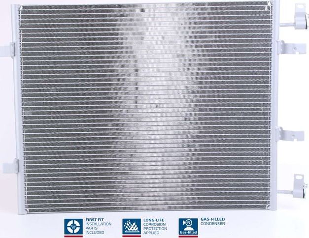 Радиатор кондиционера (конденсатор) Nissens (алюминий) для Renault Trafic II 2006-2014. Артикул 940147