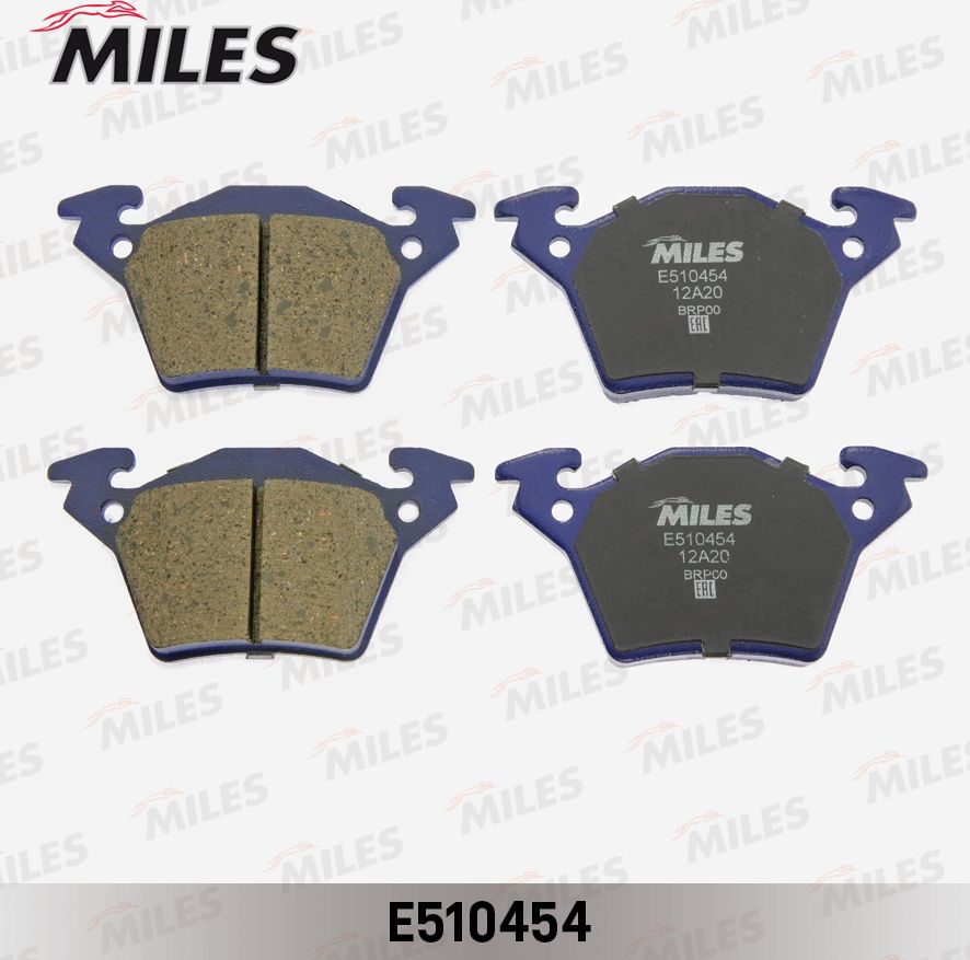 Тормозные колодки Miles (Керамика). Артикул E510454