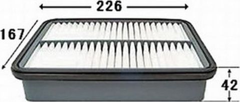 Воздушный фильтр JS Asakashi. Артикул A176J