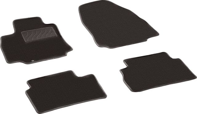 Коврики текстильные Seintex на нескользящей основе для салона Nissan Tiida C11 2004-2014. Артикул 83169