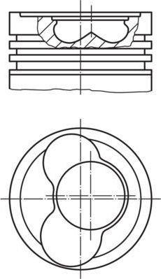 Поршень Mahle для Volkswagen Passat B5 2000-2005. Артикул 030 65 02