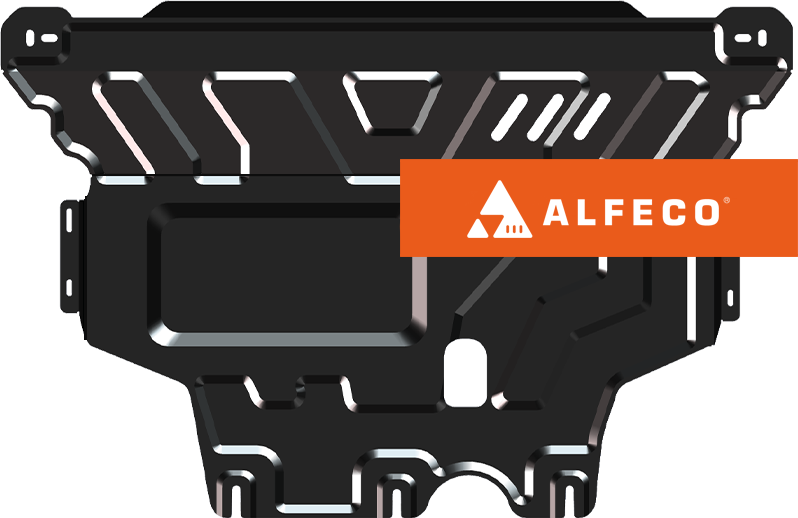 Защита Alfeco для картера и КПП Skoda Octavia A7 2013-2020. Артикул ALF.20.17 st