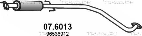Глушитель (средняя часть) Asso для Mitsubishi Pajero Sport I 2002-2008. Артикул 07.6013
