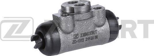 Тормозной цилиндр Zekkert (Чугун) задний левый для Hyundai Galloper I 1991-1997. Артикул ZD-1312