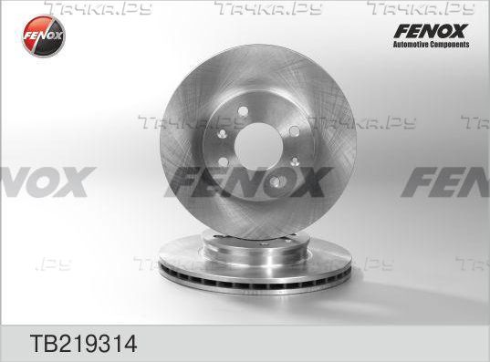 Тормозной диск Fenox передний для Hyundai Accent III 2005-2010. Артикул TB219314