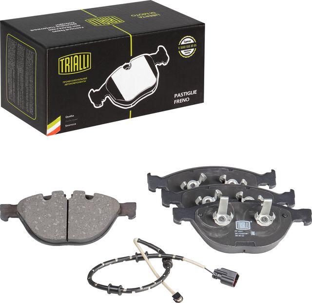 Тормозные колодки Trialli (Low-Metallic). Артикул PF 4241