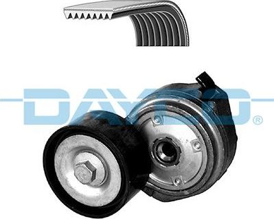 Приводной ремень поликлиновой с роликами (комплект) Dayco для MAN TGA 2001-2026. Артикул KPV053HD