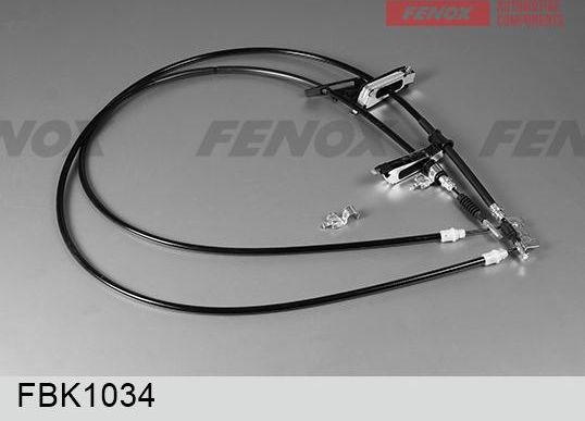 Трос ручника (тросик ручного тормоза) Fenox правый/левый для Ford Focus I 1998-2005. Артикул FBK1034