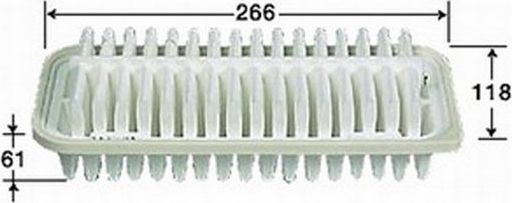 Воздушный фильтр JS Asakashi. Артикул A1007