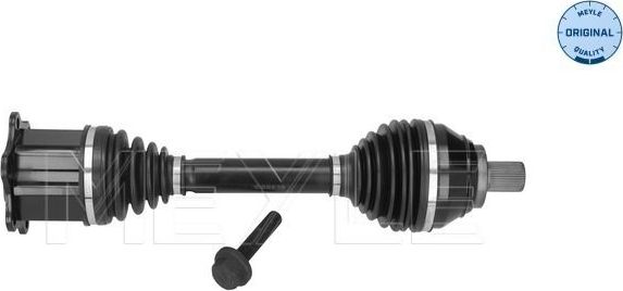 Полуось (привод в сборе, приводной вал) Meyle Original. Артикул 100 498 0637