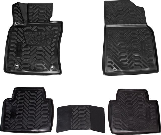 Коврики Airline 3D с высоким бортиком для салона Toyota Camry 70 (V70, XV70) 2017-2026. Артикул ACM-PS-83