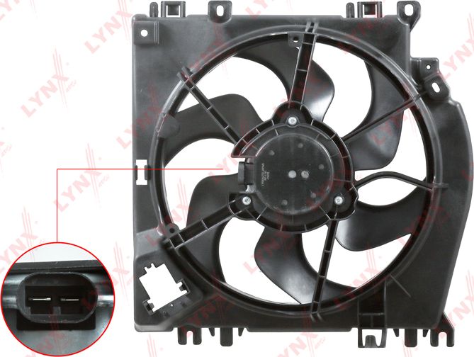 Вентилятор радиатора двигателя LYNXauto. Артикул RF-1131