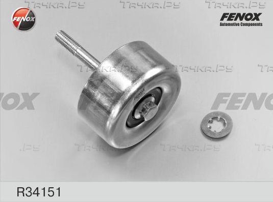 Направляющий (ведущий) ролик приводного поликлинового ремня Fenox. Артикул R34151