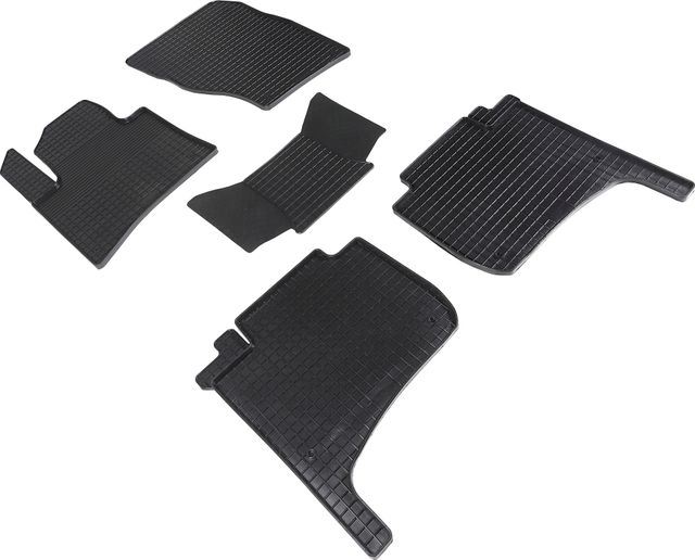 Коврики резиновые Сетка Seintex для салона Volkswagen Touareg II 2010-2018. Артикул 88001