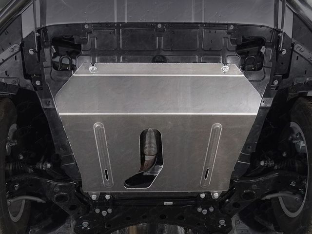 Защита алюминиевая ТСС (4 мм) для картера и КПП Geely Atlas 2018-2021. Артикул ZKTCC00381
